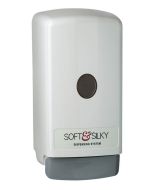 Soft & Silky 1200mL Bag-In-Box Dispenser Off White