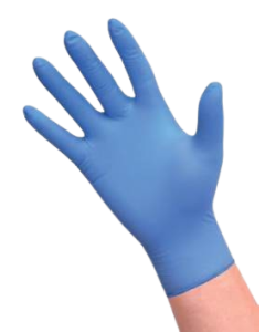 Vintage&trade; 3. 5 mil Blue Nitrile Powder Free  Exam Gloves.