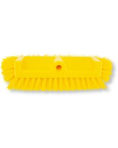 12 Scrub Brush w/End Bristles Yellow