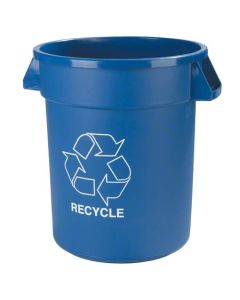 Carlisle Bronco&trade; Recycling Container - 32 Gal., Blue