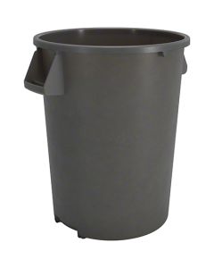 Sparta&reg; Bronco&trade; Round Waste Bin Trash Container - 44 Gal., Gray