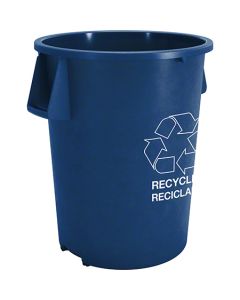 Sparta&reg; Bronco&trade; Round Recycle Container - 44 Gal., Blue