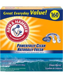 Powder Laundry Detergent, Clean Burst 160 Loads