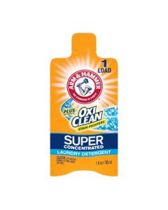1 OZ ARM&HAMMER PLUS OXICLEAN SUPER CONCENTRATED LIQUID LAUNDRY DETERGENT