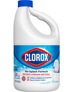 Clorox Bleach Liquid Splash-less Regular Concentrated 6/77fo