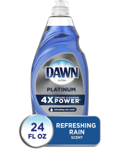 Dawn Dish Platinum Refreshing Rain 3/24OZ 2 sPONGES