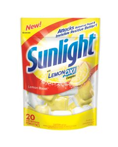 Sunlight&reg; Single Dose Pouch Lemon Boost Auto Dish Powder