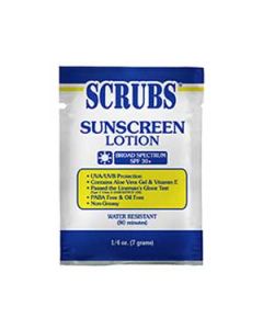Scrubs Sunscreen Lotion Packet