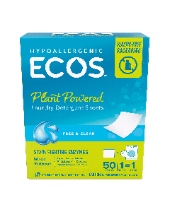 ECOS® Plastic-Free Laundry Detergent Sheets - Free & Clear