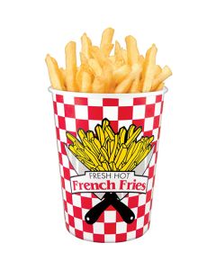 32 oz. Red Check French Fry Cup