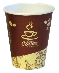 8oz Coffee Design Paper Hot Cups