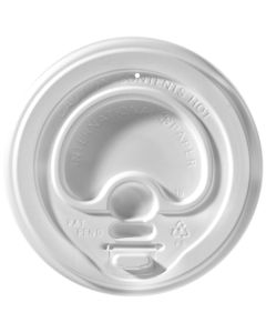 16 oz. Tall Hot Cup Flat Lid White