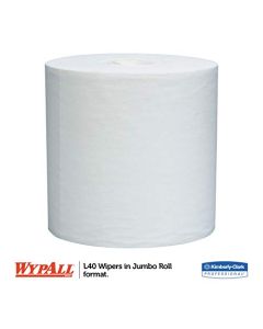 Wypall L40 Wipe Jumbo Roll White