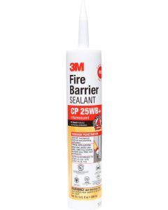 3M&trade; Fire Barrier Sealant CP 25WB+, Red, 10.1 fl ounce Cartridge, 12/case