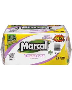 Marcal 2Ply Bathroom Tissue 6/4 Bndl Pp