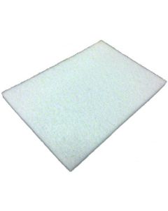 14 X 20 Rectangular Floor Pad White