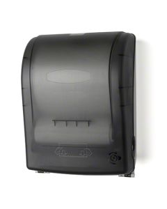 Palmer Mechanical Auto-Cut Roll Towel Dispenser - Dark Translucent