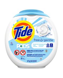 Tide&reg; Pods&trade; Laundry Detergent - 81 ct., Free & Gentle Scent