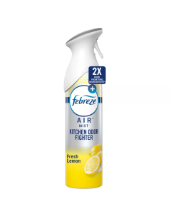 Febreze Air Effects Kitchen Odor Eliminator Air Freshener Fresh Lemon Scent, 8.8 ounce , Aerosol Can