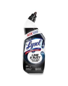 Lysol Disinfectant Toilet Bowl Cleaner w/Lime/Rust Remover, Wintergreen, 24 ounce , 9/Carton