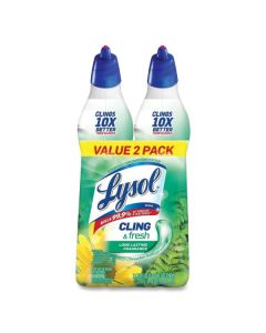 LYSOL® Toilet Bowl Cleaner - Cling & Fresh Forest Rain Scent® Twin Pack 4/(2x24) fl. oz.