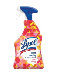 Lysol All-Purpose Cleaner, Sanitizing and Disinfecting Spray, Mango & Hibiscus Scent, 32oz