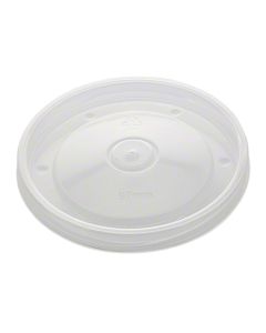 AmerCare&reg; Vented Plastic Food Container Lid - Clear