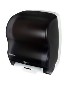 Hybrid Electronic Roll Towel Dispenser Black