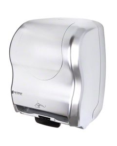 Hybrid Electronic Roll Towel Dispenser Stainless Look