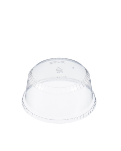 12 oz PET Plastic Food Container Lid - Clear