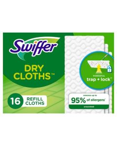 Swiffer Dry Cloth Unscented 4/16CT