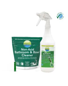Aqua Chem Pacs Non-Acid Bathroom and Bowl Cleaner Labels
