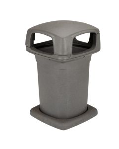 60 Gallon Dome Top w/Litter Container Gray