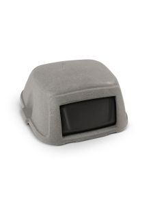 Dome Lid Fits 35 Gallon With Swing Top Gray
