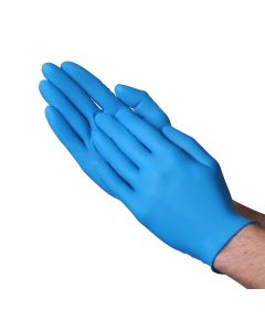 Blue Nitrile Exam Grade Gloves-Med-10/100
